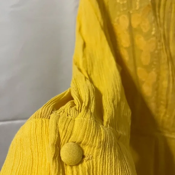 eShakti Yellow Embroidered Tunic Dress. Never worn. Excellent condition. - Picture 12 of 15